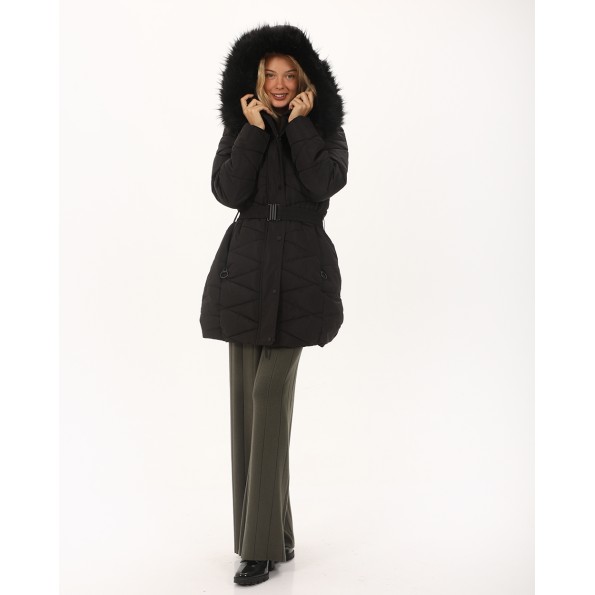 Γυναικείο μπουφάν ATTRATTIVO 9919682 μαύρο Γυναικεία