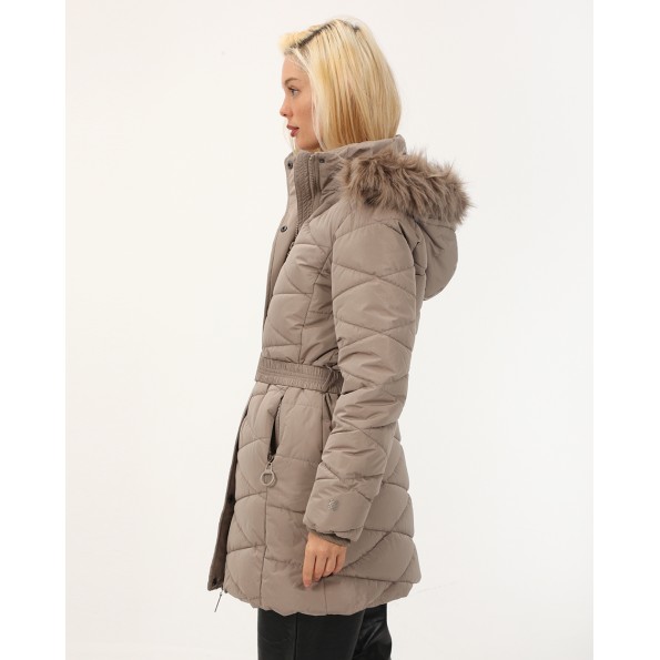 Γυναικείο μπουφάν ATTRATTIVO 9919682 γκρι μπεζ Γυναικεία