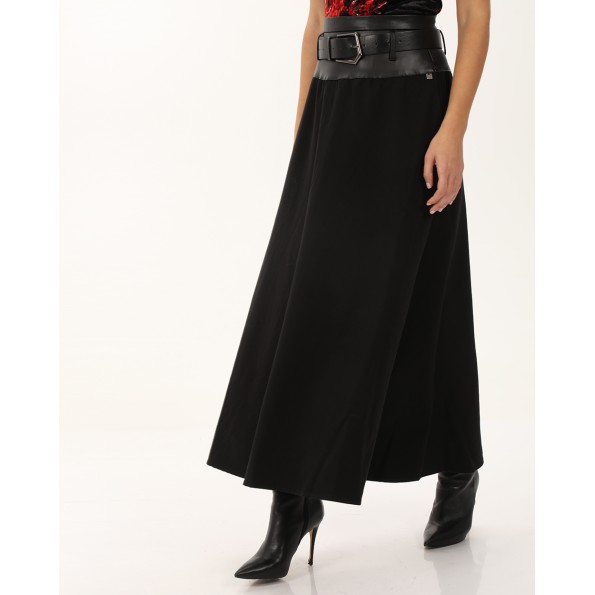 Γυναικεία maxi φούστα ATTRATTIVO 9919683 μαύρη