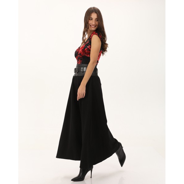 Γυναικεία maxi φούστα ATTRATTIVO 9919683 μαύρη Γυναικεία