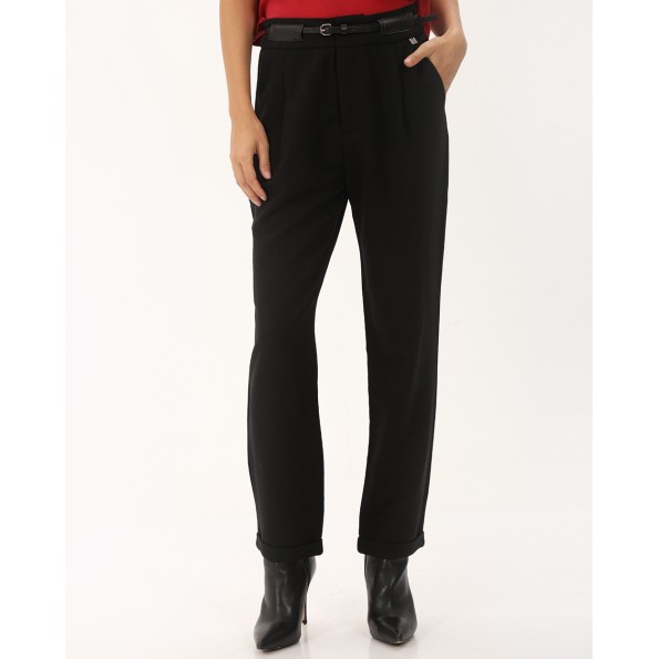 Γυναικείο παντελόνι ATTRATTIVO 9919684 μαύρο