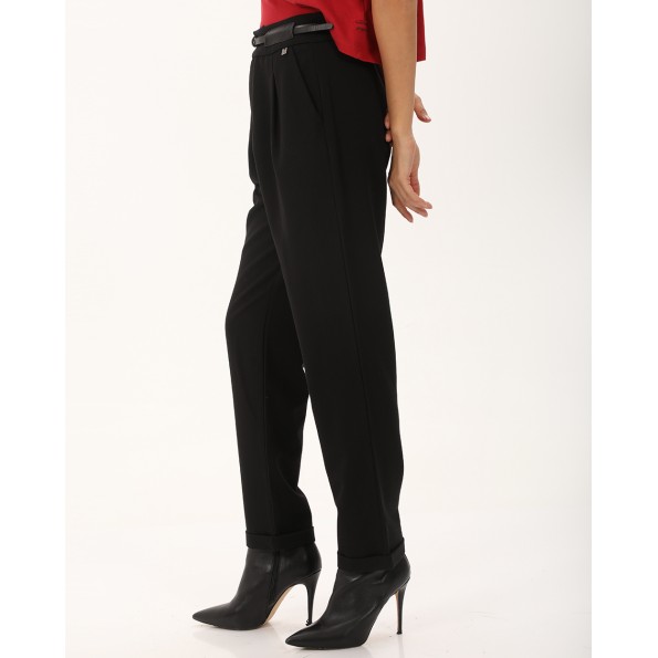 Γυναικείο παντελόνι ATTRATTIVO 9919684 μαύρο Γυναικεία