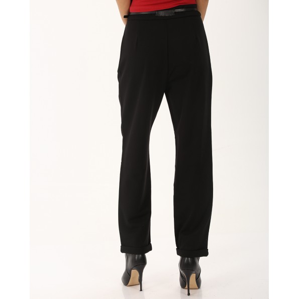 Γυναικείο παντελόνι ATTRATTIVO 9919684 μαύρο Γυναικεία