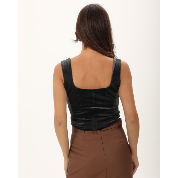 Γυναικείο μπούστο ATTRATTIVO 9920132 ανθρακί Γυναικεία