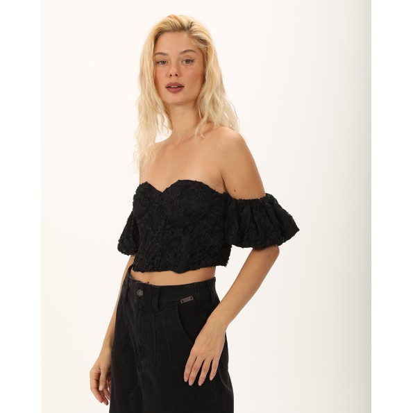 Γυναικείο μπούστο ATTRATTIVO 9920136 μαύρο Γυναικεία