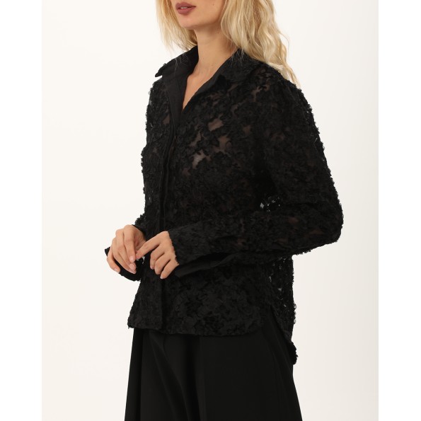 Γυναικείο πουκάμισο ATTRATTIVO 9920137 μαύρο Γυναικεία