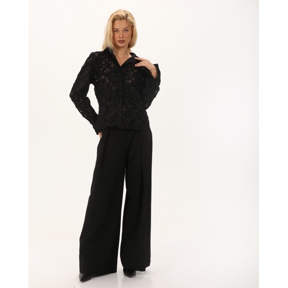 Γυναικείο πουκάμισο ATTRATTIVO 9920137 μαύρο Γυναικεία