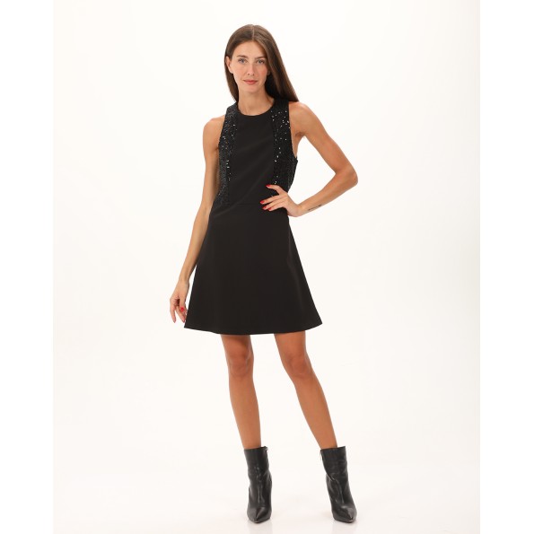 Γυναικείο mini φόρεμα ALE 8920541 μαύρο
