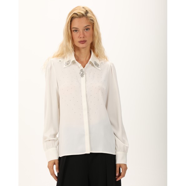 Γυναικείο πουκάμισο ATTRATTIVO 9919540 λευκό