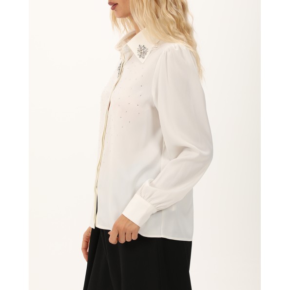 Γυναικείο πουκάμισο ATTRATTIVO 9919540 λευκό Γυναικεία