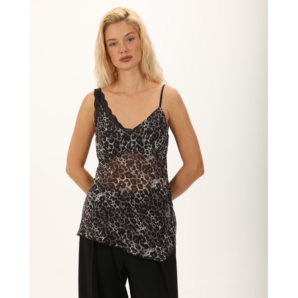 Γυναικείο top ATTRATTIVO 92211258 λεοπάρ Γυναικεία