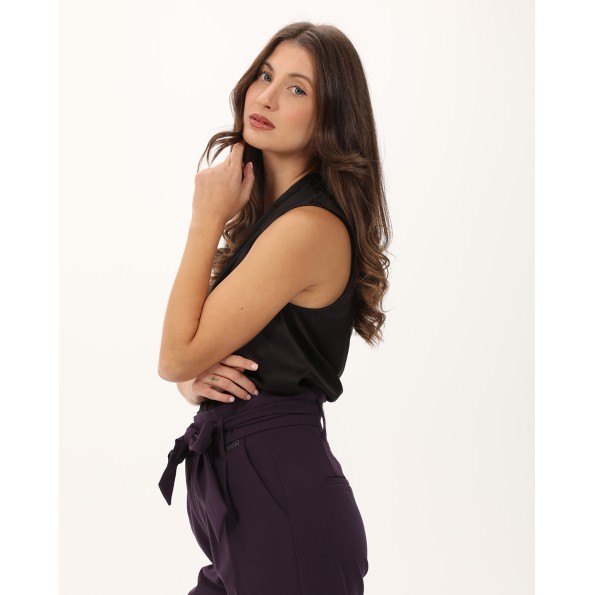 Γυναικείο top ATTRATTIVO 9919551 μαύρο Γυναικεία