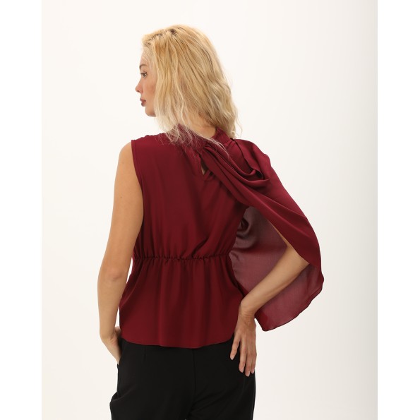 Γυναικείο top ATTRATTIVO 9920154 μπορντό Γυναικεία