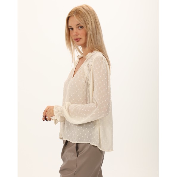 Γυναικεία tunic ATTRATTIVO 9919555 εκρού Γυναικεία