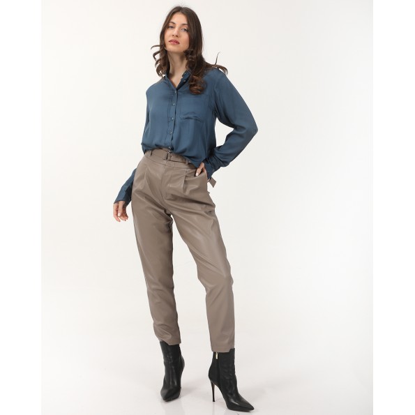 Γυναικείο μακρύ πουκάμισο ATTRATTIVO 9919559 μπλε Γυναικεία