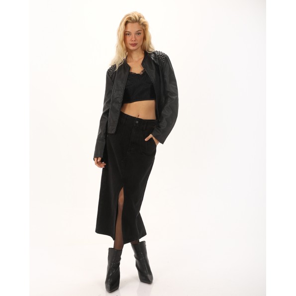 Γυναικείο jacket ATTRATTIVO 9919193 μαύρο Γυναικεία