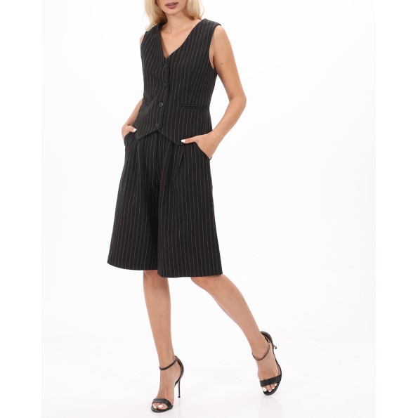 Γυναικεία βερμούδα ATTRATTIVO 9921165 μαύρη Γυναικεία