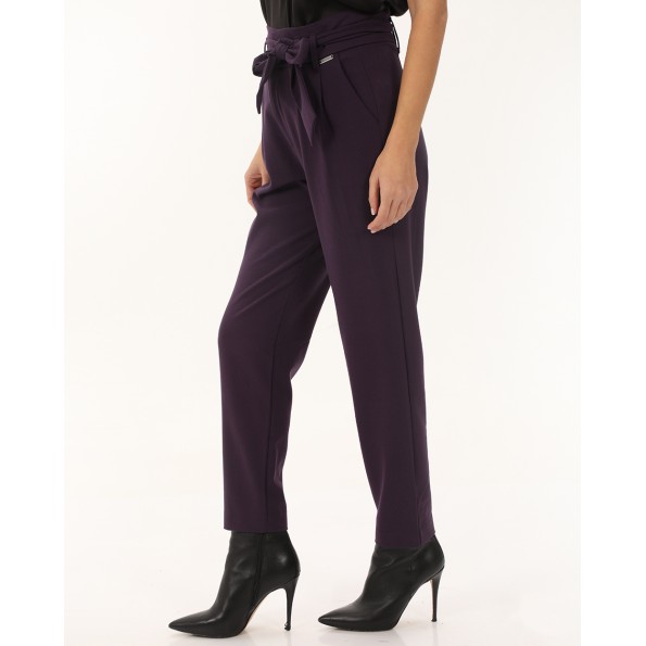 Γυναικείο παντελόνι ATTRATTIVO 9910558H μοβ Γυναικεία