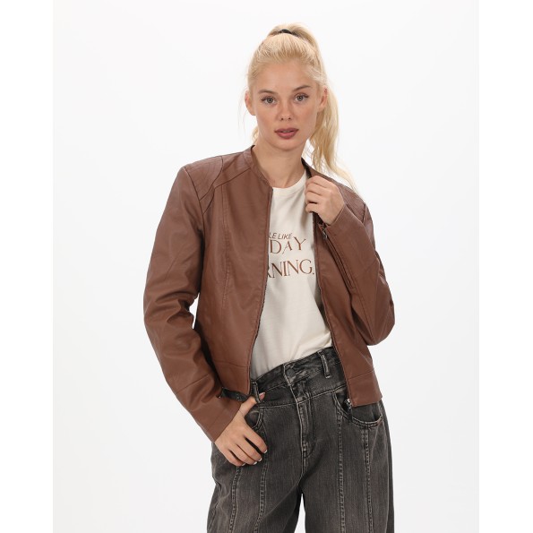Γυναικείο jacket ATTRATTIVO 9919193C καφέ Γυναικεία