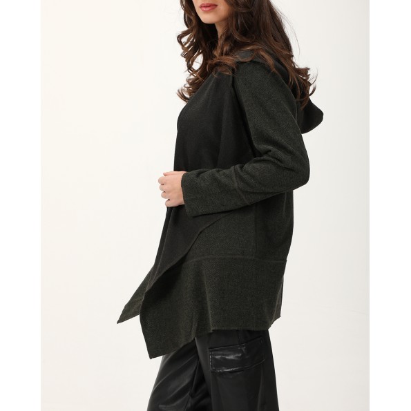 Γυναικεία ζακέτα ATTRATTIVO 9919665C χακί Γυναικεία