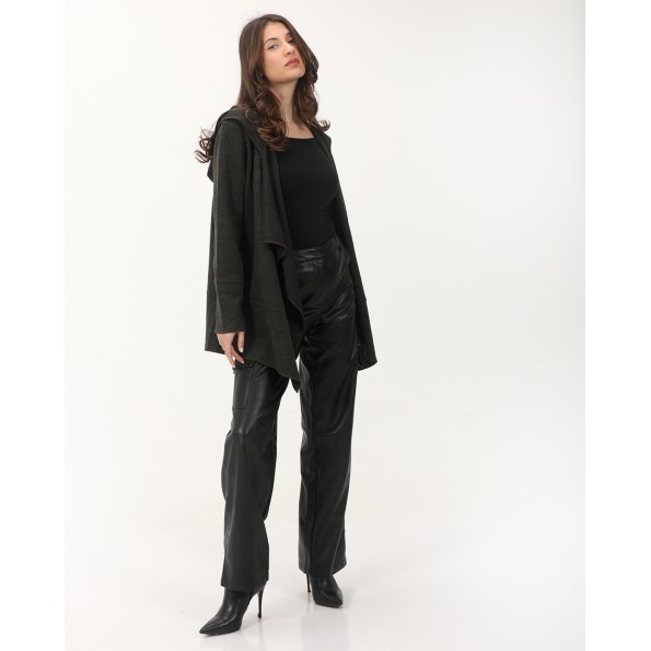 Γυναικεία ζακέτα ATTRATTIVO 9919665C χακί Γυναικεία