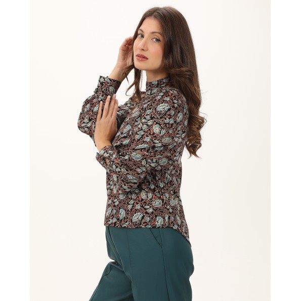 Γυναικείο top ATTRATTIVO 9919634 εμπριμέ Γυναικεία