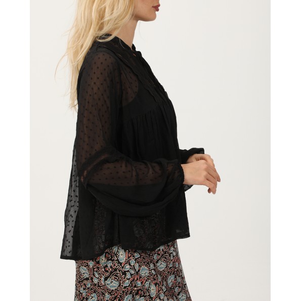 Γυναικείο σετ tunic και top ATTRATTIVO 9919635 μαύρο Γυναικεία