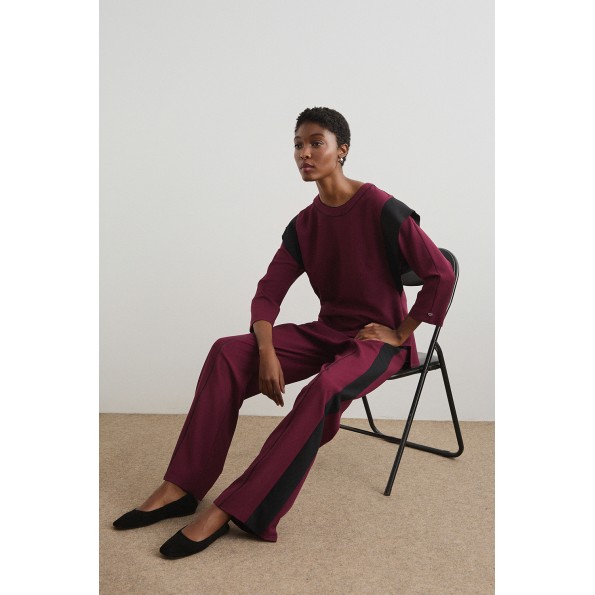 Γυναικείο παντελόνι BILL COST 10-030979-0 μπορντό Γυναικεία