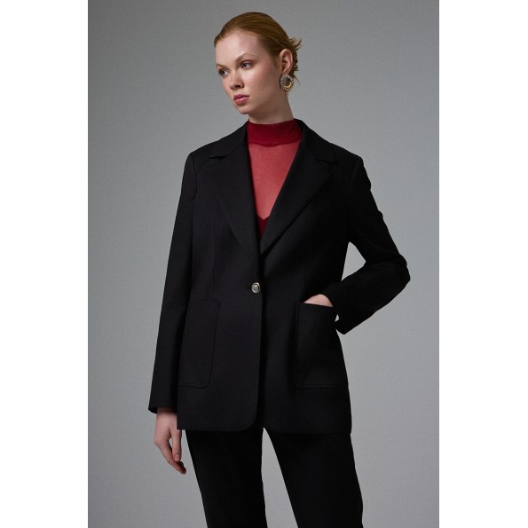 Γυναικείο σακάκι BILL COST 10-060792-0 μαύρο
