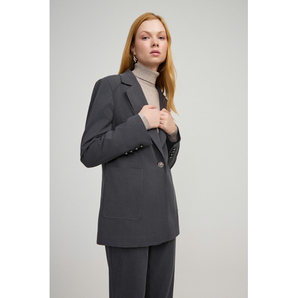 Γυναικείο σακάκι BILL COST 10-060792-0 γκρι