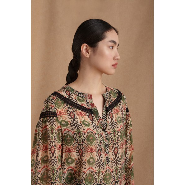 Γυναικεία μπλούζα MARINA V PARIS FW24-701 μπεζ Γυναικεία