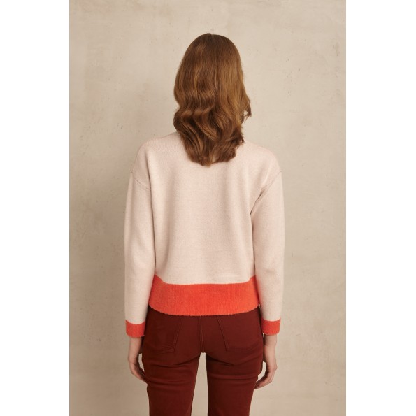 Γυναικείο πουλόβερ MARINA V PARIS FW23-101 ροζ Γυναικεία