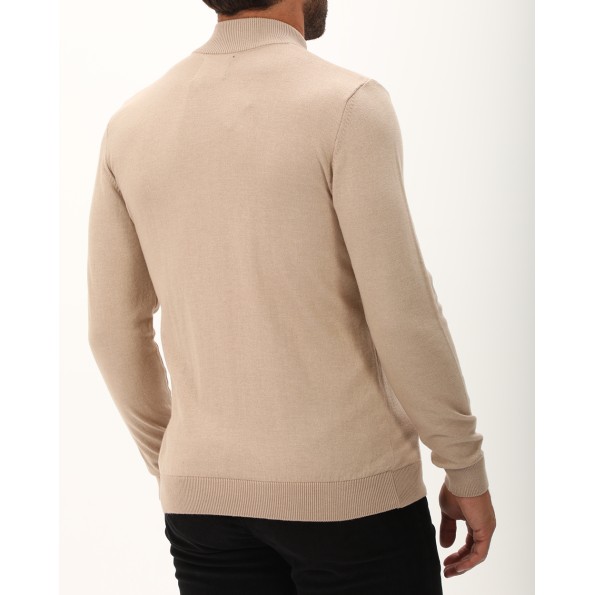 Ανδρική πλεκτή ζακέτα DORS 1237024.C01 μπεζ Ανδρικά