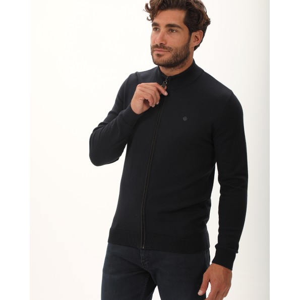 Ανδρική πλεκτή ζακέτα DORS 1237024.C02 ναυτικό μπλε Ανδρικά