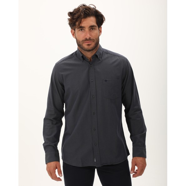 Ανδρικό πουκάμισο DORS 1037002.C06 ανθρακί