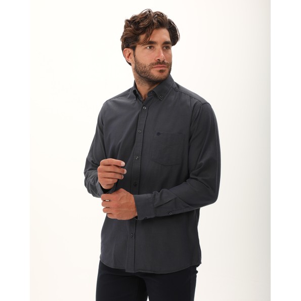Ανδρικό πουκάμισο DORS 1037002.C06 ανθρακί Ανδρικά