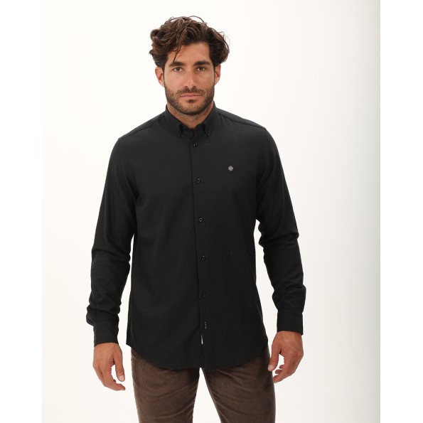 Ανδρικό πουκάμισο DORS 1037014.C03 μαύρο