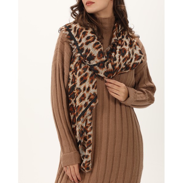 Γυναικείο φουλάρι ALE 8J22398 animal print