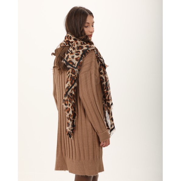 Γυναικείο φουλάρι ALE 8J22398 animal print Γυναικεία