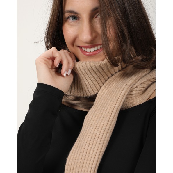 Γυναικείος γιακάς ATTRATTIVO 9J22313 μπεζ