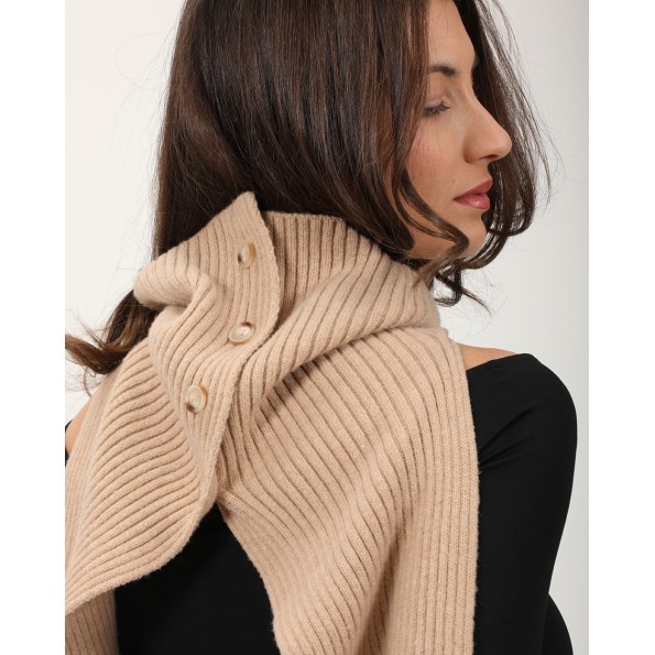 Γυναικείος γιακάς ATTRATTIVO 9J22313 μπεζ Γυναικεία