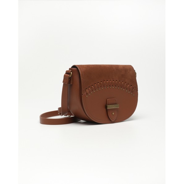 Γυναικεία τσάντα χιαστί ATTRATTIVO 9T22049 καφέ Γυναικεία