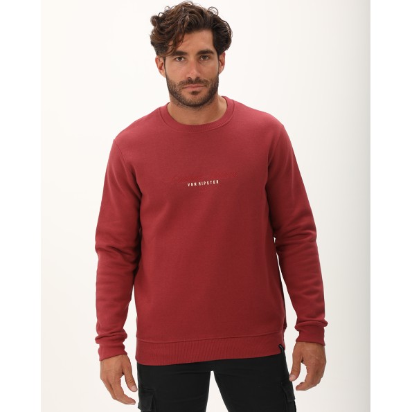 Ανδρική φούτερ μπλούζα VAN HIPSTER 72271 κόκκινη