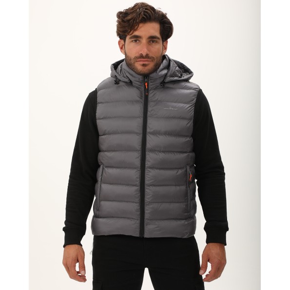 Ανδρικό αμάνικο μπουφάν VAN HIPSTER 72283 γκρι