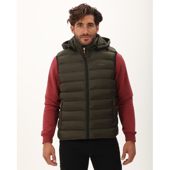 Ανδρικό αμάνικο μπουφάν VAN HIPSTER 72283 χακί