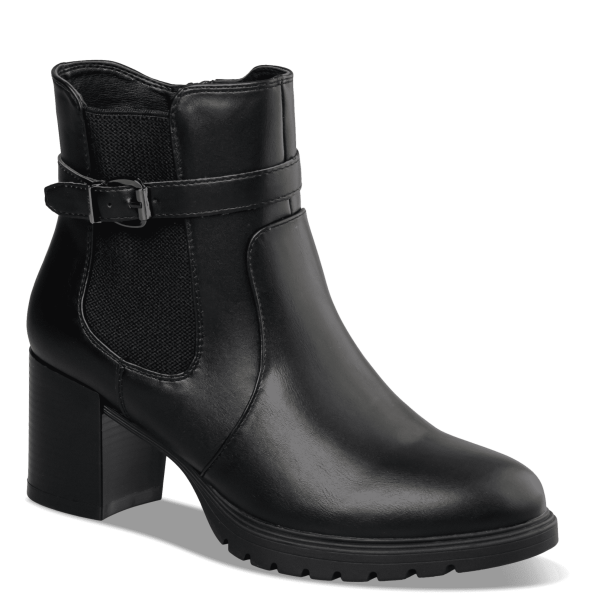 Γυναικεία μποτάκια MISS NV V57-20070 μαύρα Γυναικεία