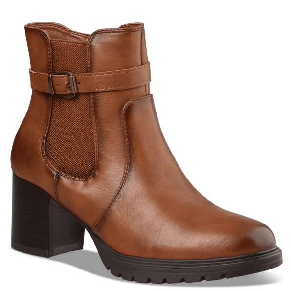 Γυναικεία μποτάκια MISS NV V57-20070 καφέ Γυναικεία