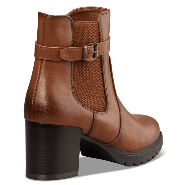 Γυναικεία μποτάκια MISS NV V57-20070 καφέ Γυναικεία