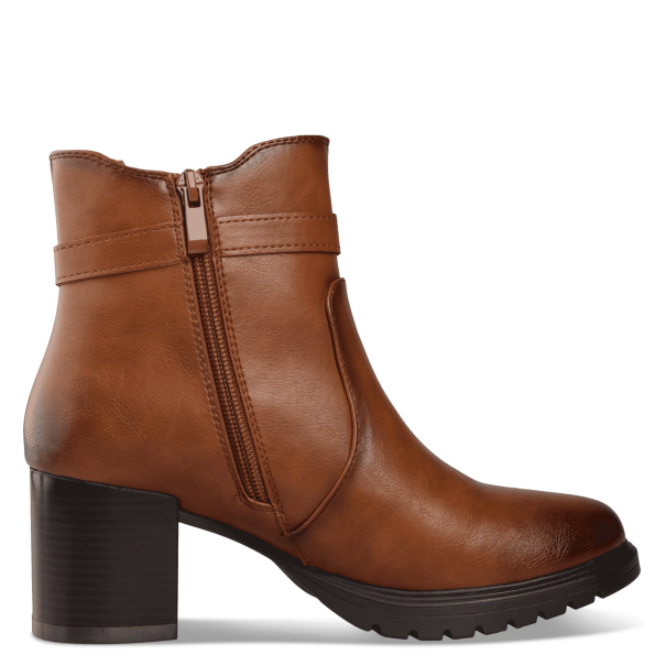 Γυναικεία μποτάκια MISS NV V57-20070 καφέ Γυναικεία