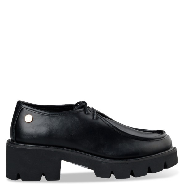 Γυναικεία chunky brogues ENVIE E32-20026 μαύρα